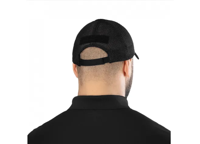 Кепка Camotec Tactic Mesh Rip-Stop Stretch Чорна Фото 2